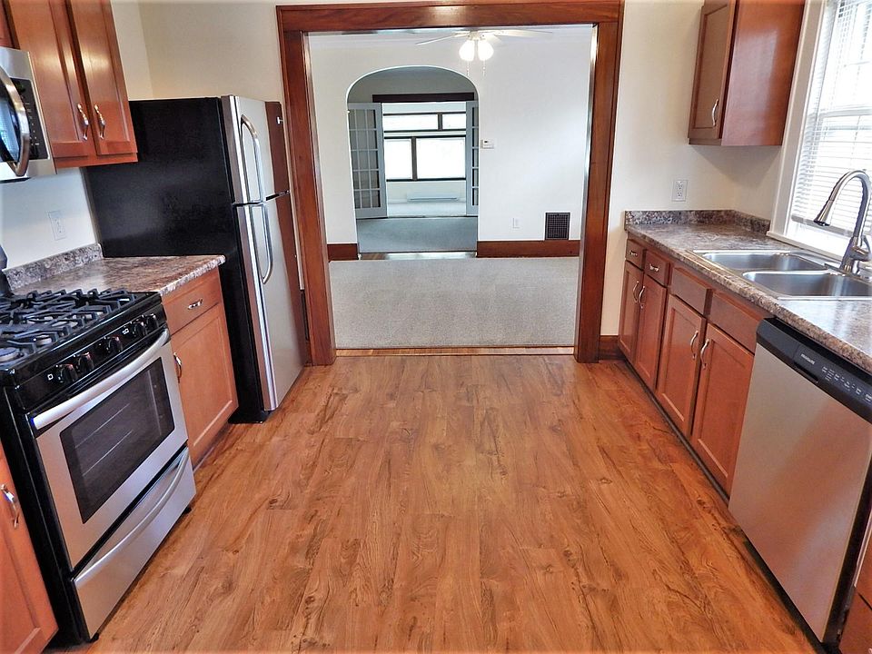 Kitchen Looking into Dining Room, Living Room, Front Porch