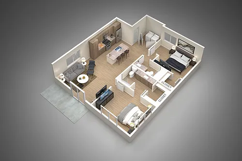 Floor plan B