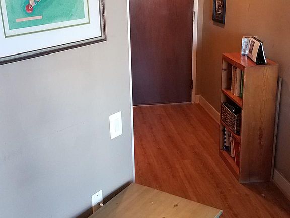 entry hallway (bathroom is around corner on the left)
