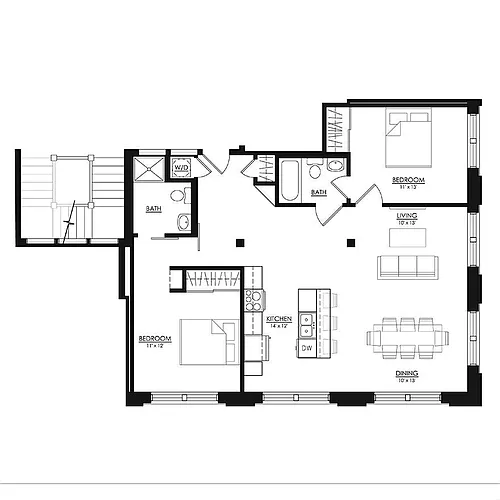 Floor plan Carter-604