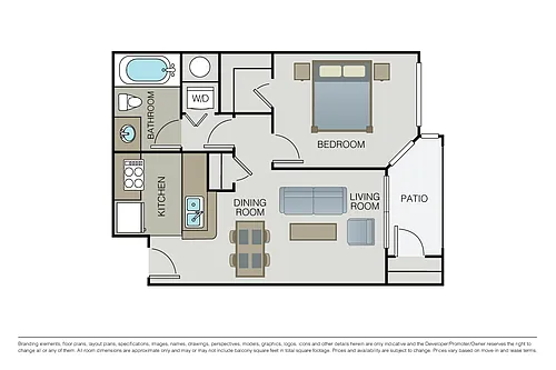 Floor plan Plan 1A