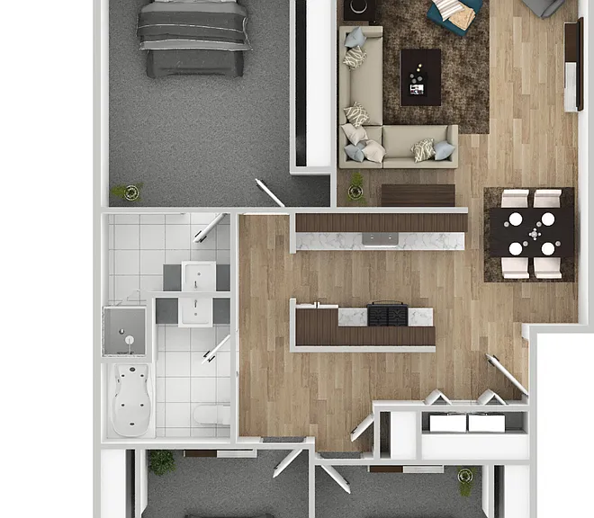 1,2,3-bedroom apartment homes close to everything! — Photo 34