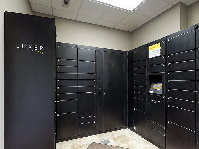 Convenient package lockers are available for all residents, making deliveries a breeze.