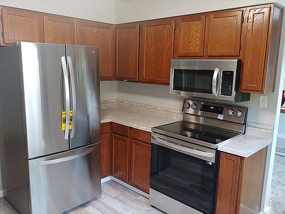 Kitchen with new appliances