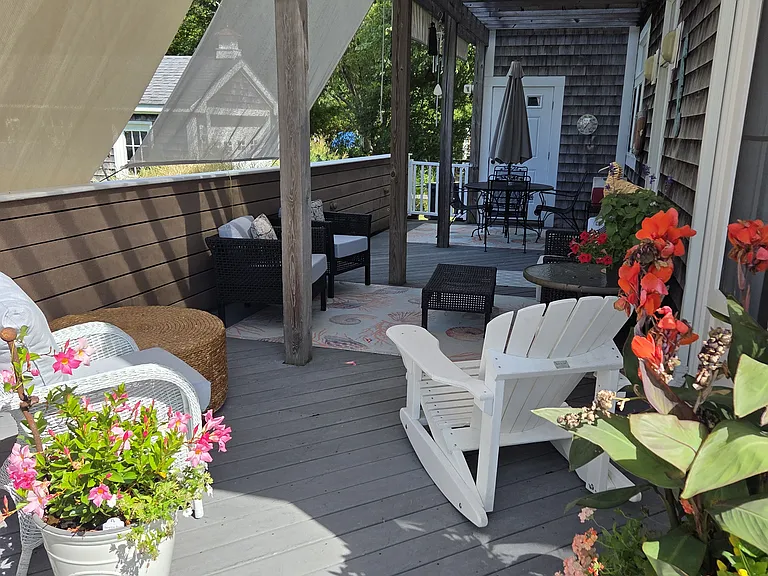 back deck sitting area