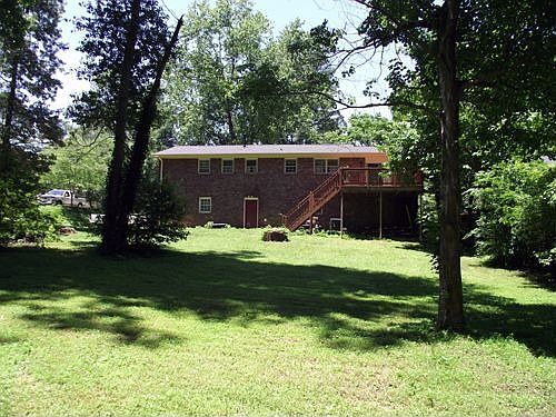 Large open back yard