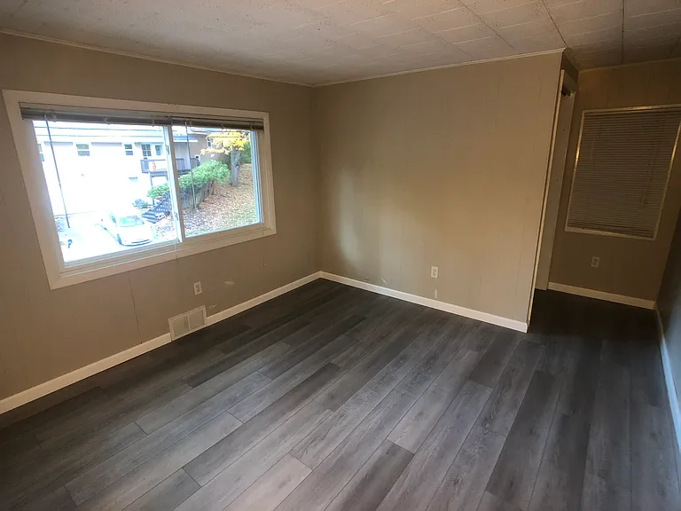 Bedroom front of house