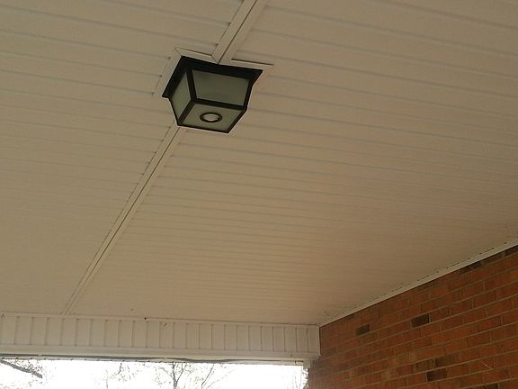 New soffit and light...