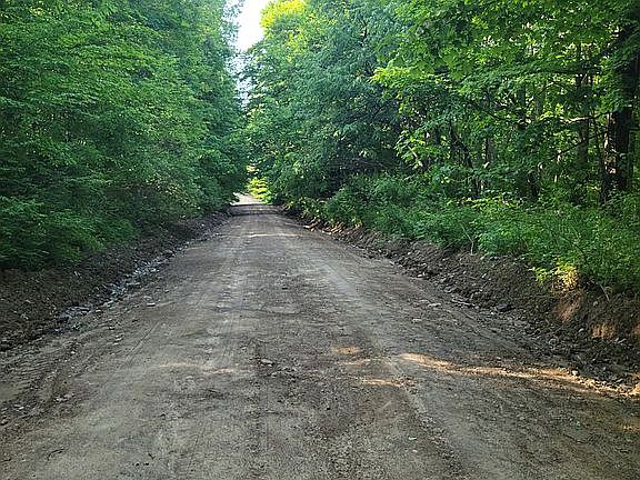 Maintained dirt roads