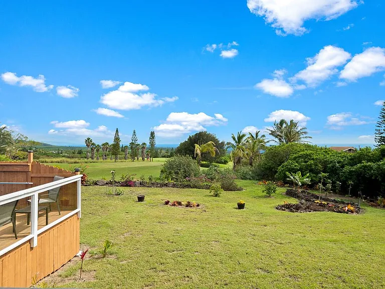 Watch the sunrise and sunset over the ocean and golf course from your private backyard