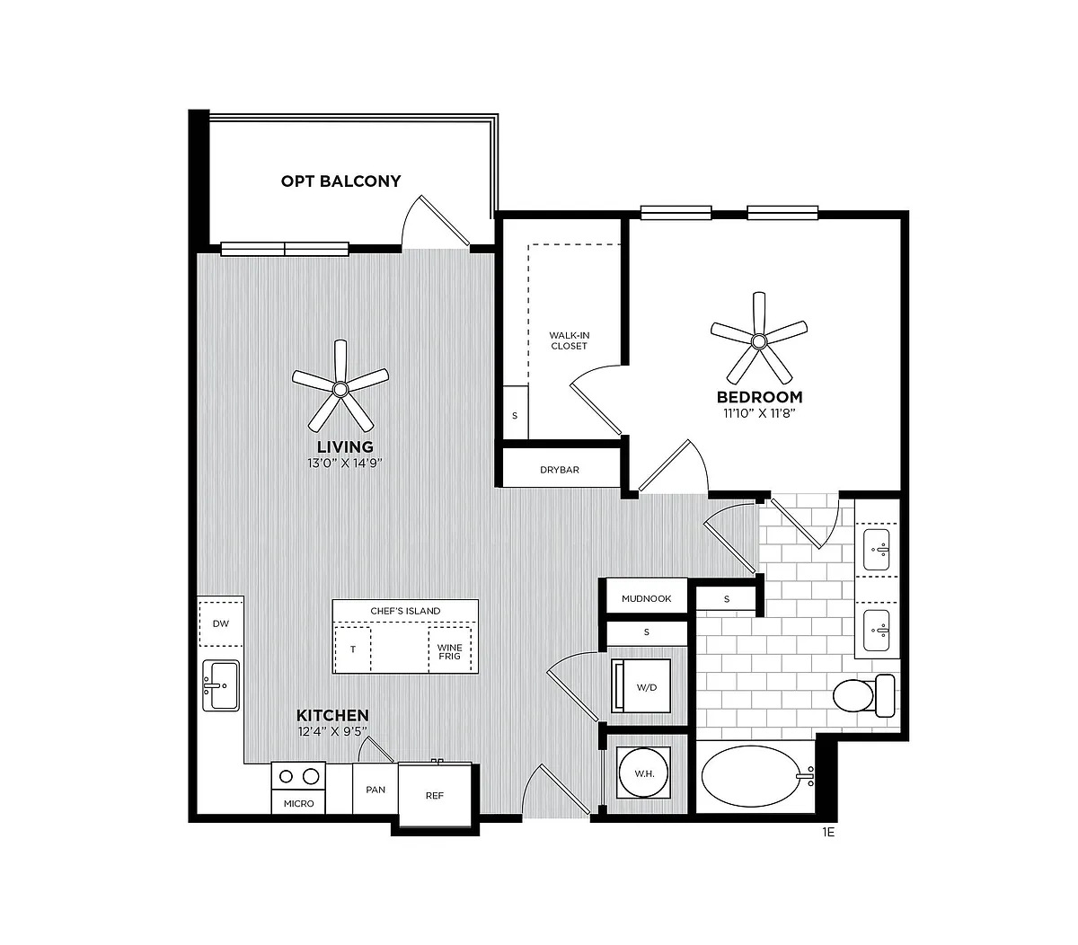 Floor plan Chevron