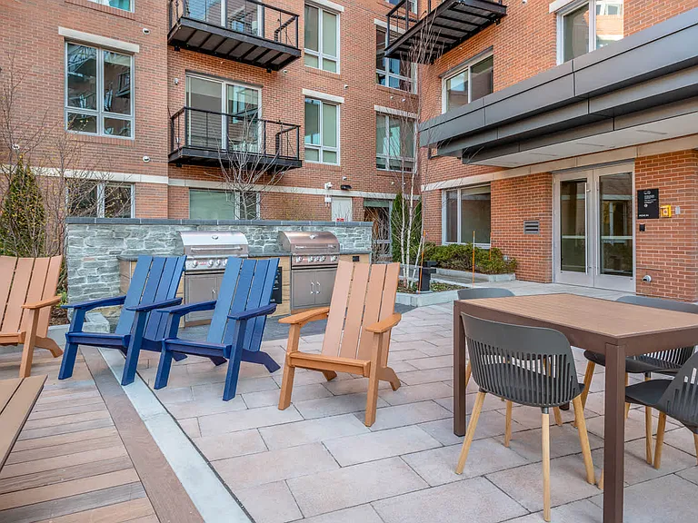 Courtyard and BBQ Grilling Area