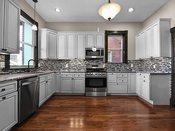 the kitchen