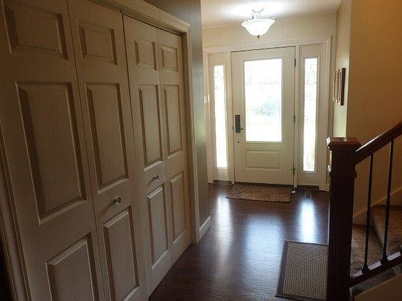 Beautiful new front door at entry