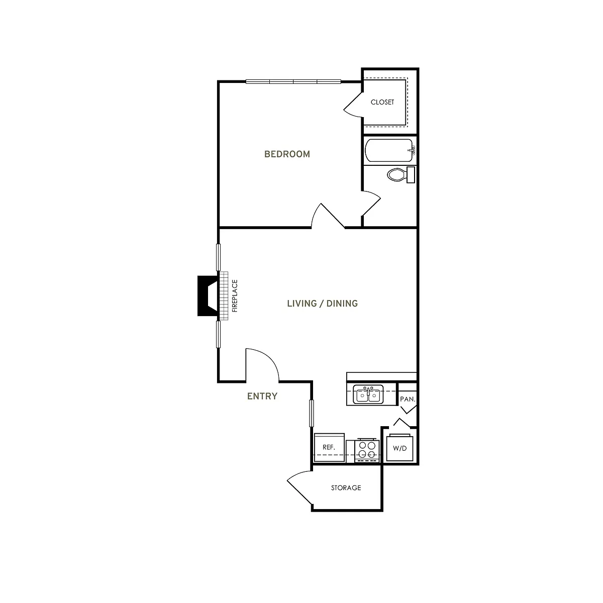 Floor plan A1 Renovated