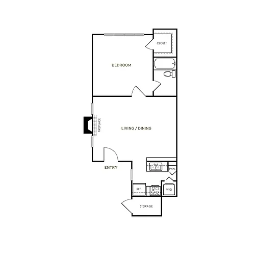 Floor plan A1 Renovated