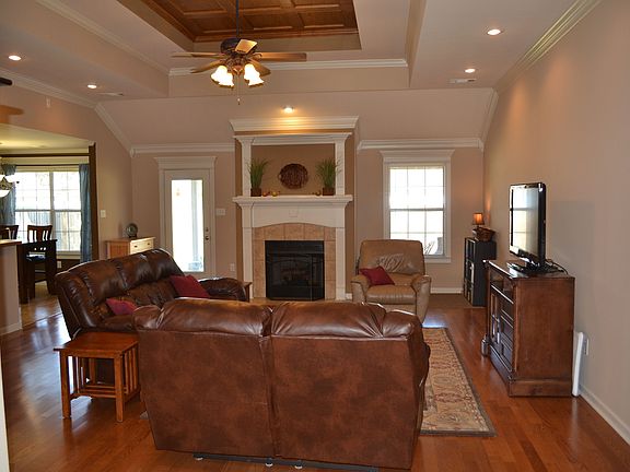 Living Room w/ trey ceiling