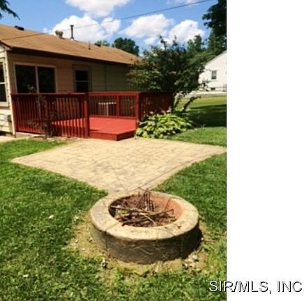 Patio and Fire Ring