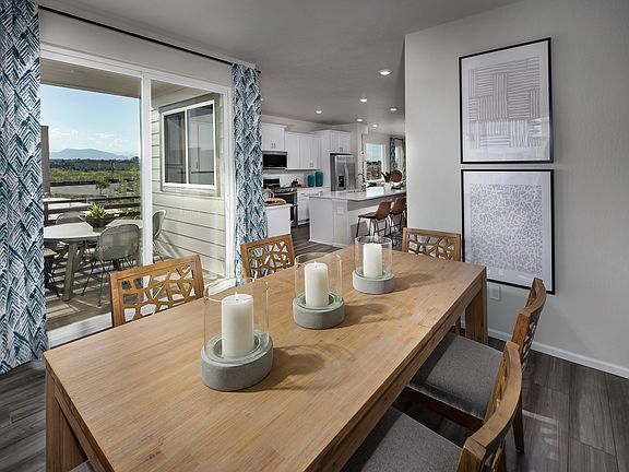 The Crestone floorplan modeled at Vive on Via Varra.