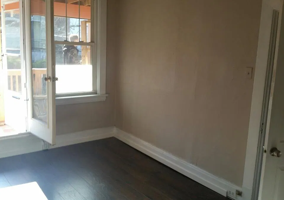 Balcony off living room