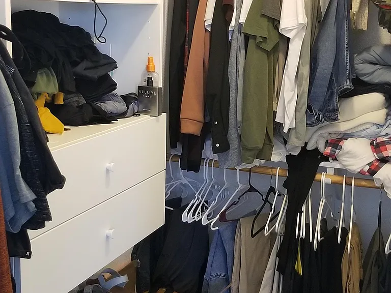 Primary Suite Walk-in Closet