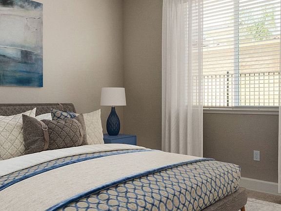 Virtual Staging of Master Bedroom