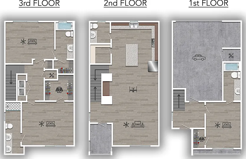 3 bed, 3.5 bath, 1687 sqft, $3,195 — Photo 3