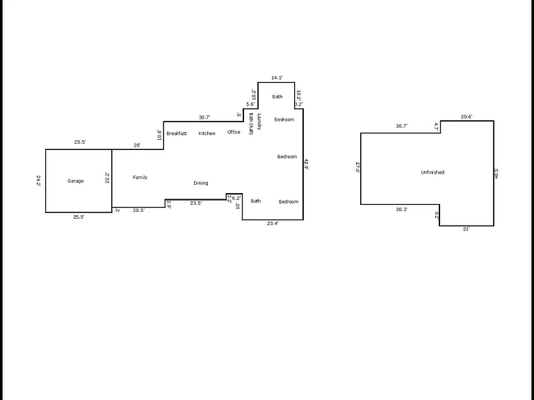 Sketch of house