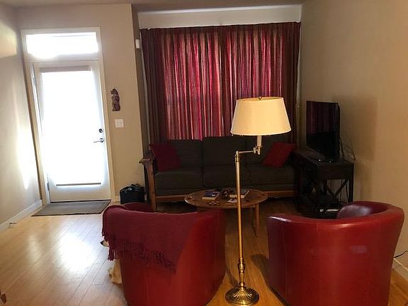 Living room with window fashion