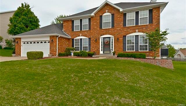 Great curb appeal with the professional landscaping
