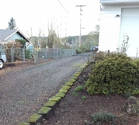 RV pad next to shop