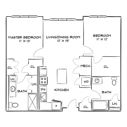 Floor plan Design 2I - W