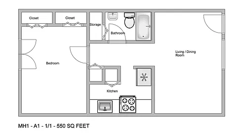 Floor plan A1