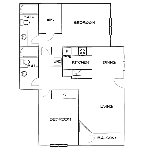 Floor plan Design 2C