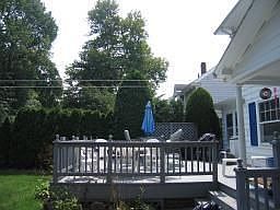 Sunny private deck