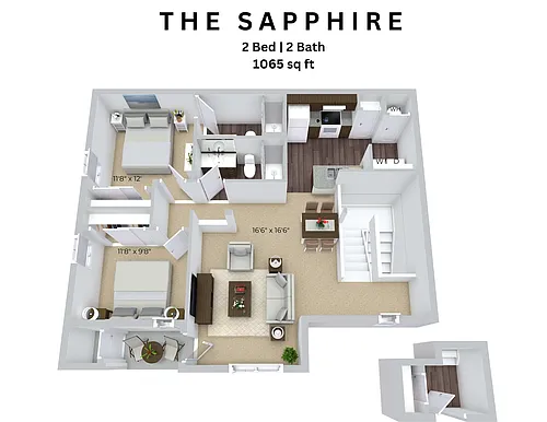 Floor plan The Sapphire