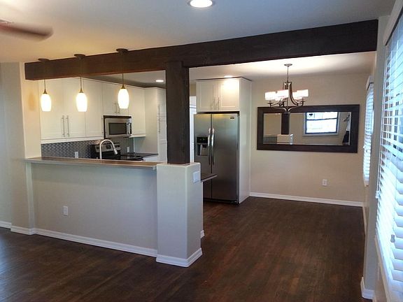 Kitchen and dining area