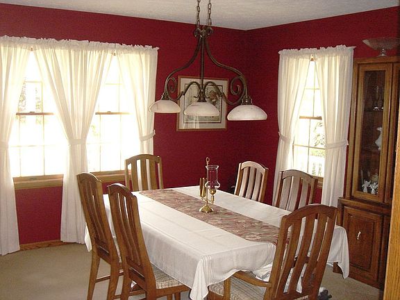 Serenity is the mood in this classy & elegant formal dining room.