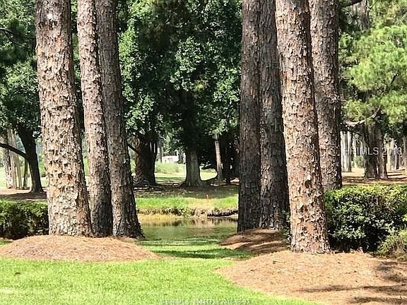 Lagoon views through the trees.