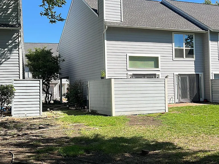 View of the house from the greenbelt