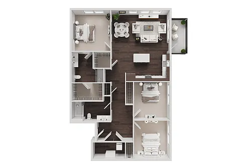 Floor plan Basecamp - Destination