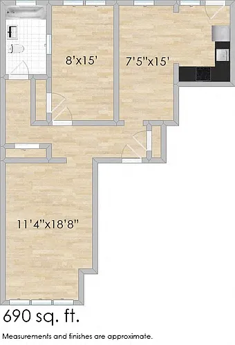Floor plan 351-353 S. Harvey