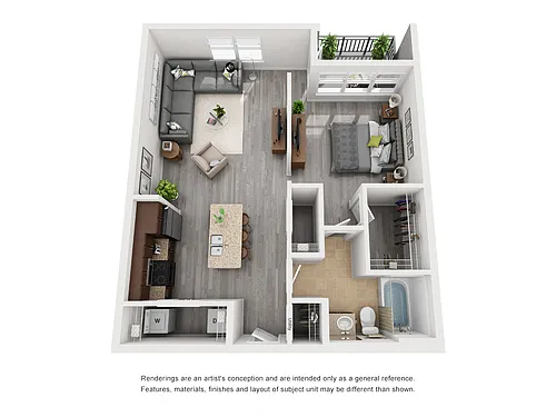 Floor plan A3B - Studio