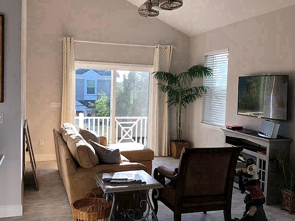 Living room 48  tv. Electric fireplace, balcony's