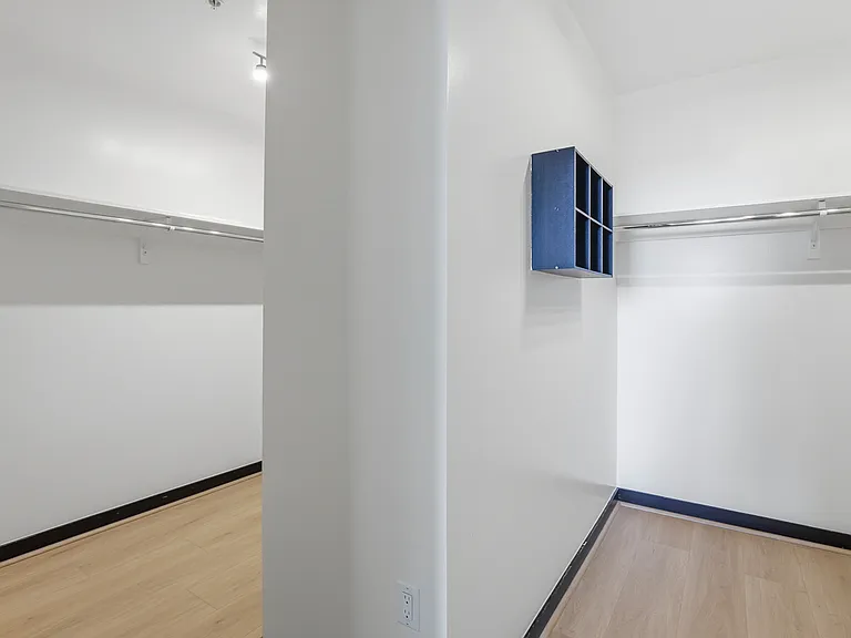 Primary bedroom closet.