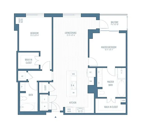 Floor plan B3