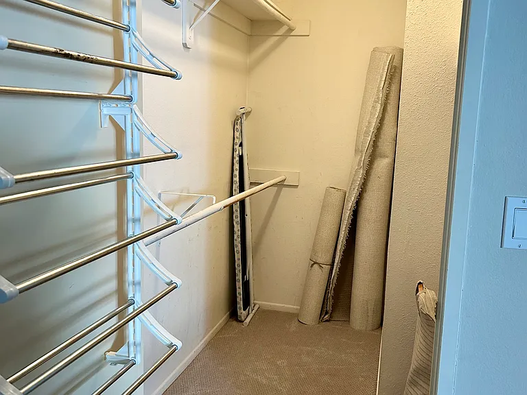 Second bedroom walk in closet