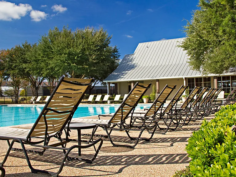 Lounge by the pool on sunny days