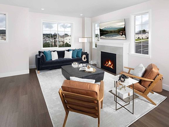 The Rows at Axiom - Belmont - Great Room - Model Photography