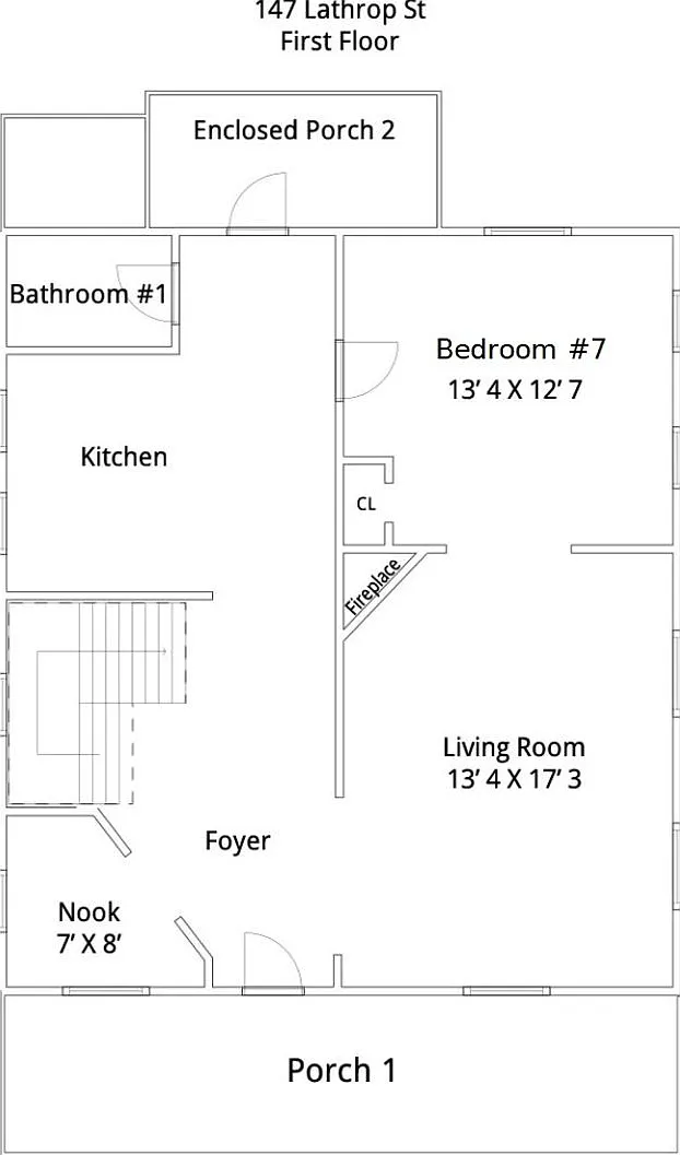 147 Lathrop (6BR +++) - Tallard Apartments — Photo 2